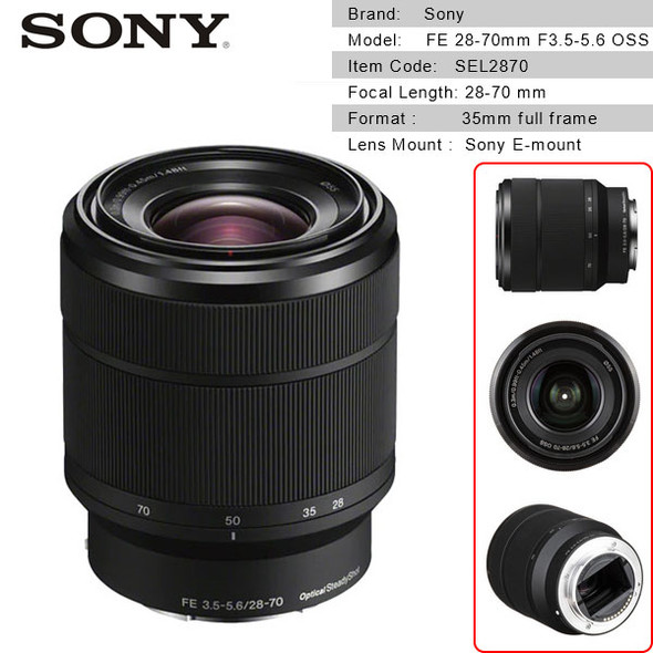 Sony FE 28-70mm f/3.5-5.6 OSS Lens