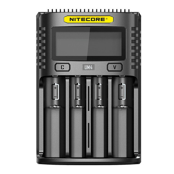 Nitecore UM4 Intelligent USB Four-slot Battery Charger for AA , AAA, 18650 ,26500