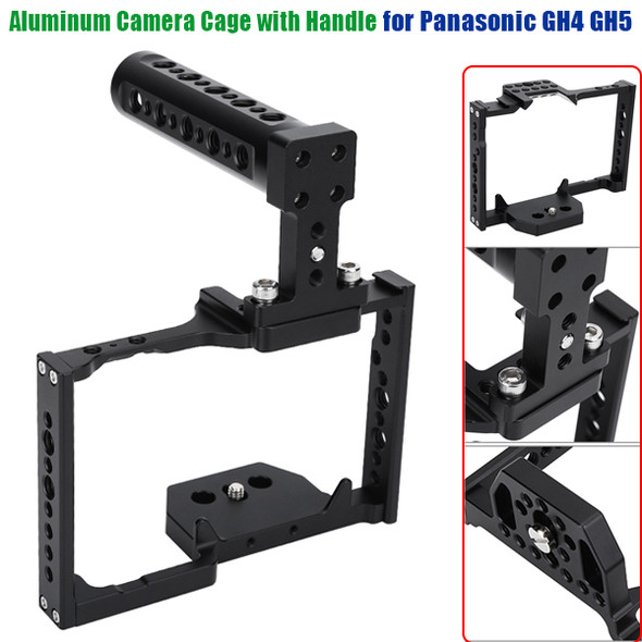 Fotolux Aluminum Camera Cage with Handle for Panasonic GH4 GH5