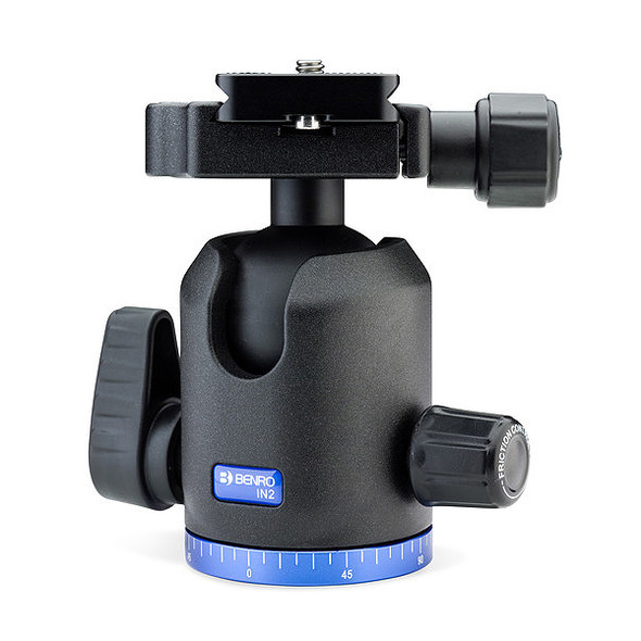 Benro IN2 Double Action Ball Head with PU60 Quick Release Plate (Max Load 10 kg)
