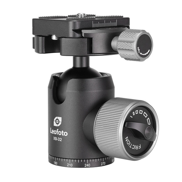 Leofoto XB-32 Pro Ball Head with Screw Knob Clamp & BPL-50 Plate (Max Load 15kg) 