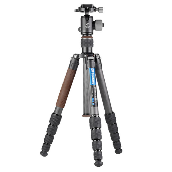 Leofoto LX-255CT+XB-32 Urban Series Carbon Fibre Tripod with Ball Head (Max Load 10kg , 5 Section , Twist Lock , Compact )