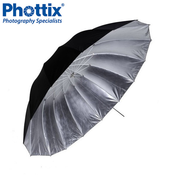 Phottix 101cm (40")  Para-Pro Reflective Umbrella (Black & Silver) #853435  *CLEARANCE SALE*