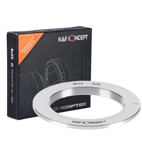 K&F Concept KF06.147 Lens Adapter for M42 Lenses to Nikon F Camera (M42-NIK)