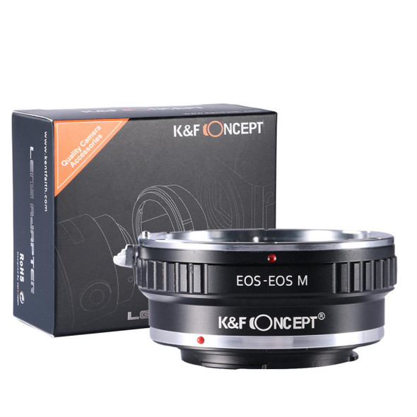K&F Concept KF06.124 Lens Adapter for Canon EF Lenses to Canon EOS M Camera (EOS-EOS M)