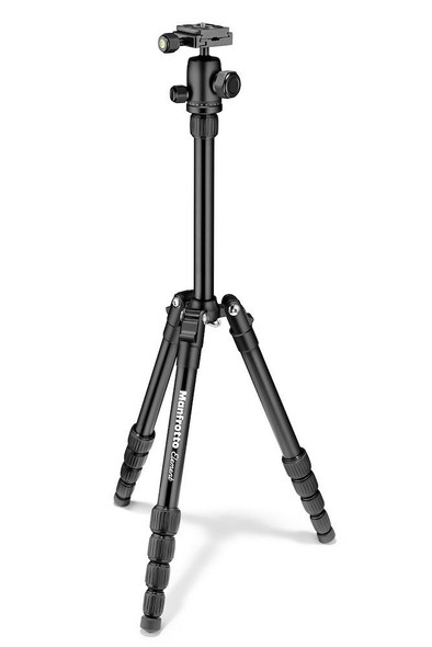Manfrotto MKELES5BK-BH Element Traveller Small Tripod with Ball Head (Black , Max Load 4kg )