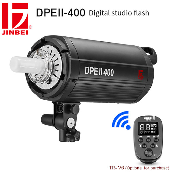 Jinbei DPEII-400 400Ws Digital Studio Flash ( 5500K , Built-in 2.4GHz Wireless Receiver)