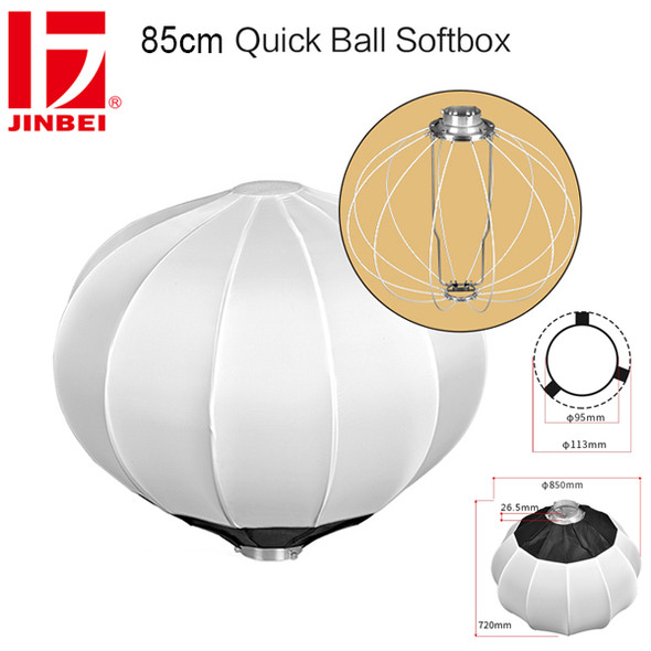  Jinbei 85cm Diffuser Ball Quick Ball Softbox (Bowens Mount)