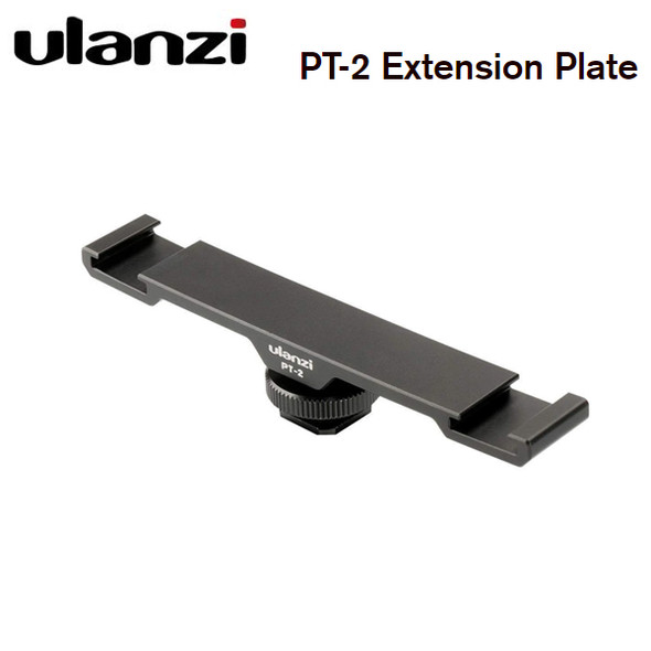 Ulanzi PT-2 Dual Cold Shoe Mount Extension Plate