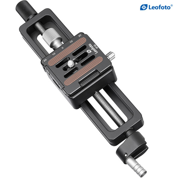 Leofoto MP-150S Macro Focusing Rail with NP-50 Plate (Screw Knob Clamp)