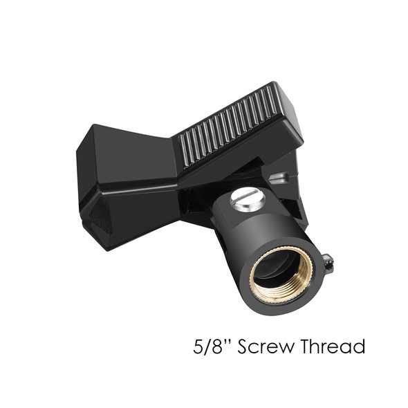 Fotolux Microphone Clamp Holder for 5/8" Screw Thread Stand (Clamp Range 22 - 35mm)