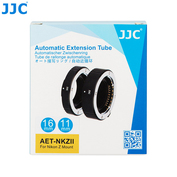 JJC AET-NKZII  2 Ring Auto-Focus AF Macro Extension Tube for Nikon Z mount