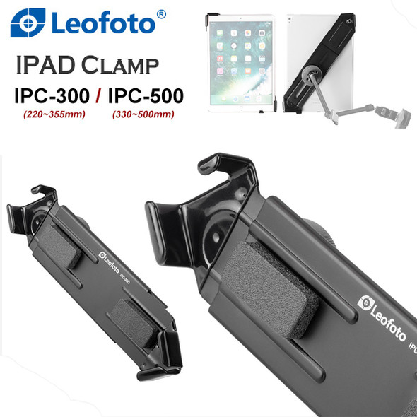 Leofoto iPad Clamp [IPC-300 / IPC-500]  (Max Load 2 kg) 