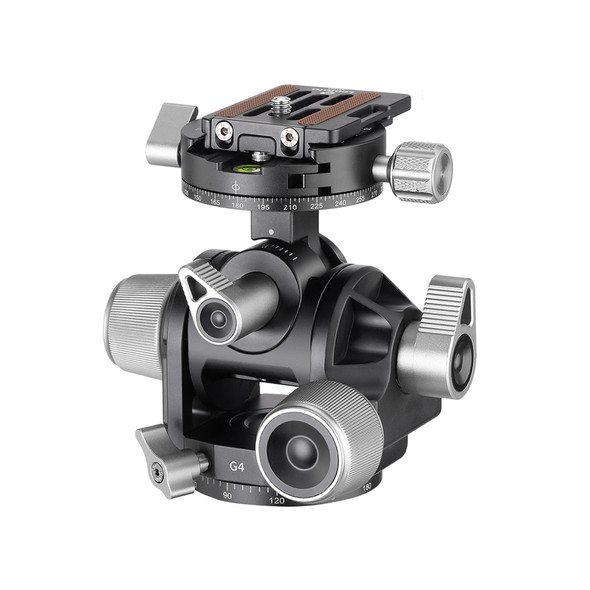 Leofoto G4 3-Axis Geared & Panning Head + NP60 QR Plate