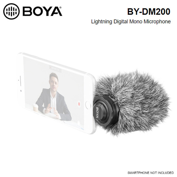 BOYA BY-DM200 Digital Mono Condenser Microphone for iOS devices (Lightning connector)