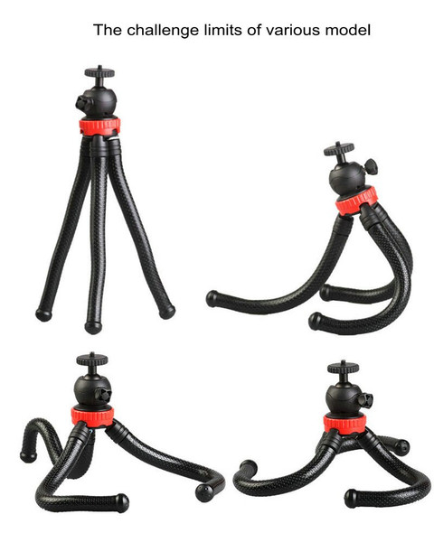 Fotolux TM-23 Flexible Octopus Tripod (Red & Black)
