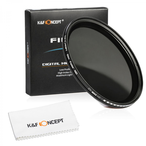 K&F Concept ND2-ND400 VND Variable Fader NDX Neutral Density Filter