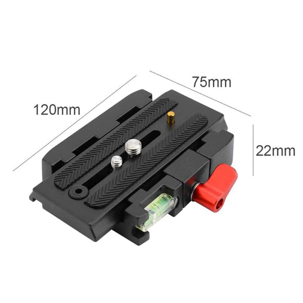 Fotolux P577B Quick Release Base Kit for Manfrotto Video 577 501 500AH