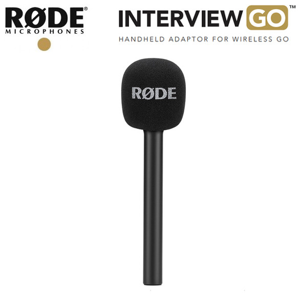 Rode Interview Go Handheld Adaptor with Windshield for Wireless GO