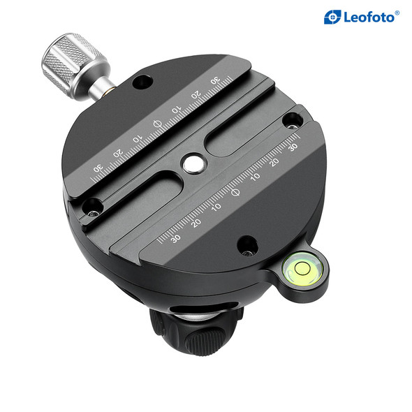 Leofoto YB-100LK Leveling Base with QR Clamp &  Hook for 100mm Bowl Video Tripod