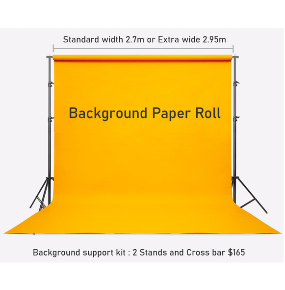 Fotolux Seamless Background Paper Roll Extra Wide 2.95m x 10m