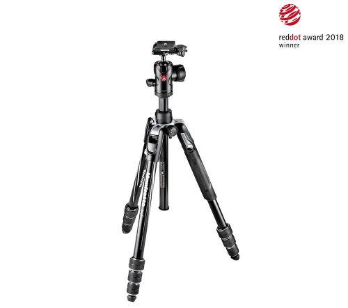 Manfrotto MKBFRTA4BK-BH Befree Advanced Aluminum Travel Tripod with Ball head (Twist Lock)