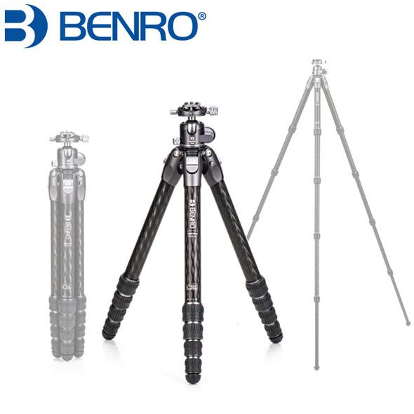 Benro TTOR35C+GX35 Tortoise Columnless #3 Carbon Fiber Tripod with Ball Head (Max Load 15kg ,  Twist Lock)