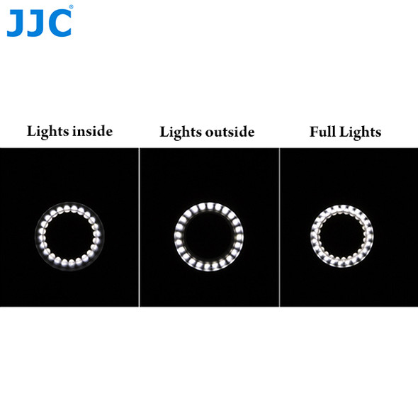 JJC LED-48IO Macro LED Ring Light (5000K-6000K)