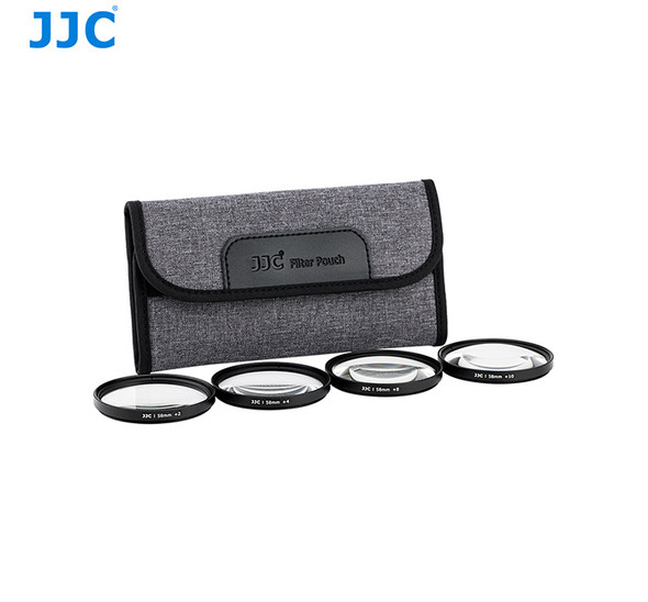 JJC F-C77K  77mm Close-Up Macro Filters (+2, +4, +8, +10) with Filter Pouch