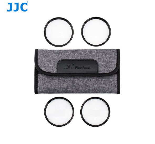 JJC F-C77K  77mm Close-Up Macro Filters (+2, +4, +8, +10) with Filter Pouch