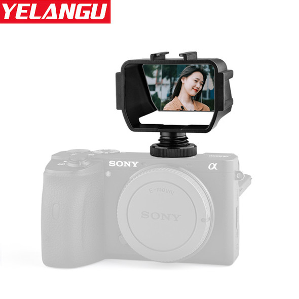 Yelangu A74 DSLR Vlog Viewer for Camera (Flip-up tilting / Articulating LCD screen)