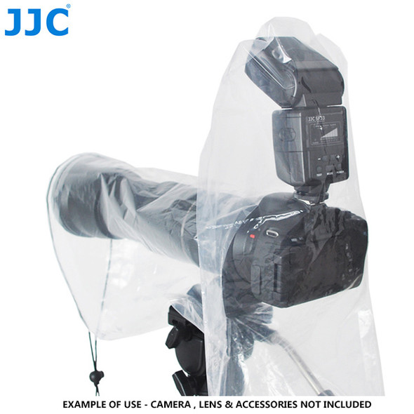 JJC RI-6 Camera Rain Cover (fits 1 DSLR + 1 Speedlight + Lens up to 45cm long , 17cm wide)