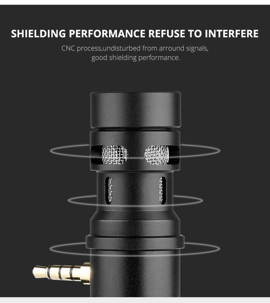 Yelangu MIC06 (3.5mm Connector) Cardioid Microphone for Smartphone