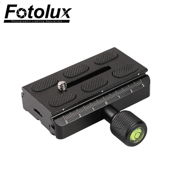 Fotolux PR80 Arca-swiss Quick Release Plate with 80mm Clamping Base