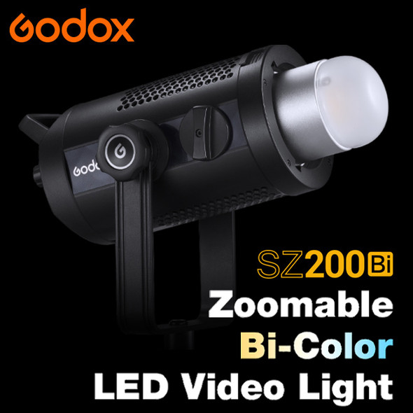 Godox SZ200Bi 200W Bi-Color Zoomable AC Power LED Video Light (2800K - 6500K)