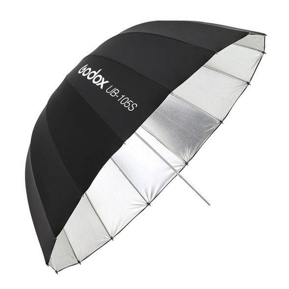Godox UB-105S 41"/105cm Medium Parabolic Umbrella (Silver)