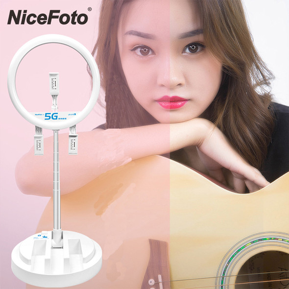 Nicefoto LR-318C 12'' USB LED Live Ring Light (3200K /5600K /6500K)
