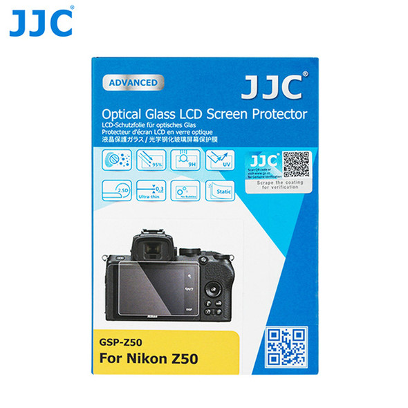 JJC GSP-Z50 Ultra-Thin Optical Glass LCD Screen Protector for Nikon Z50 (Static Adhesion)