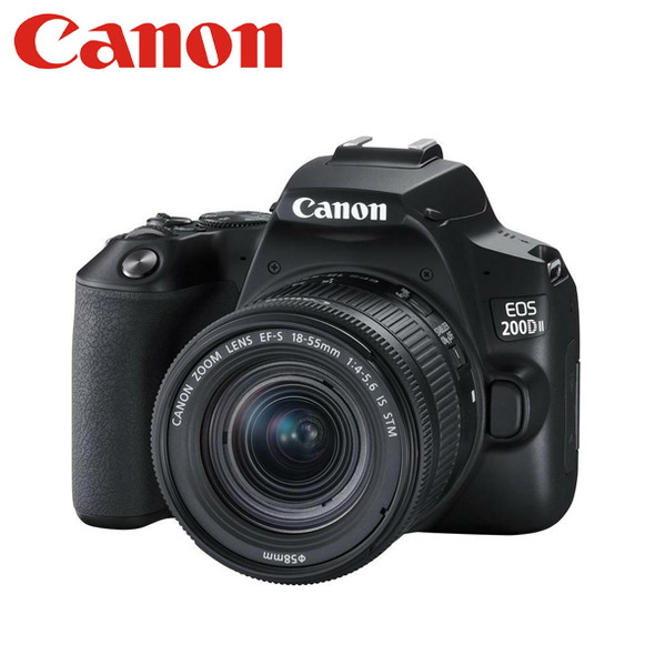 Canon EOS 200D Mark II  DSLR Camera  + EF-S 18-55mm f/4-5.6 IS STM Lens