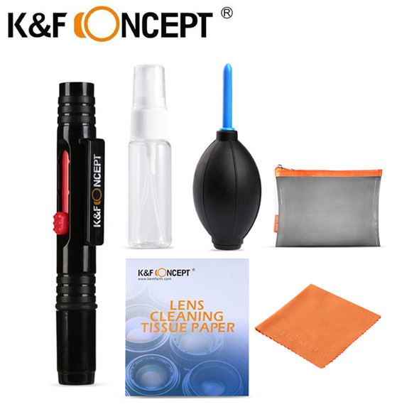 K&F Concept SKU1348 5-in-1 DSLR Camera Cleaning Kit