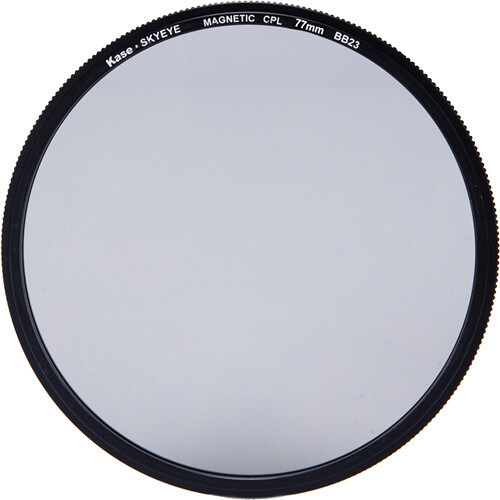 Kase 77mm Skyeye Magnetic Circular Polarizer CPL Filter + Adapter Ring