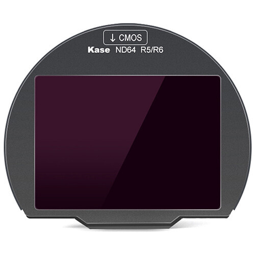 Kase Clip-in ND64 (1.8) 6-stop Neutral Density Filter for Canon R5 , R6