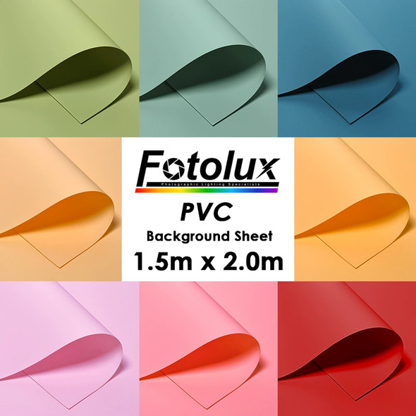 Fotolux 1.5m x 2m Large PVC Background Sheet for Products/Portrait  Photography