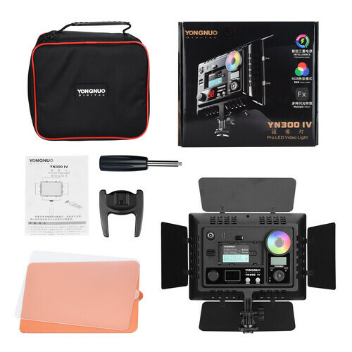 Yongnuo 2x YN300IV 18Ws RGB Colourful LED Lighting Kit