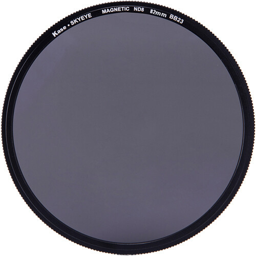 Kase 82mm Skyeye Magnetic ND8 (0.9) 3-stop Neutral Density Filter + Adapter Ring
