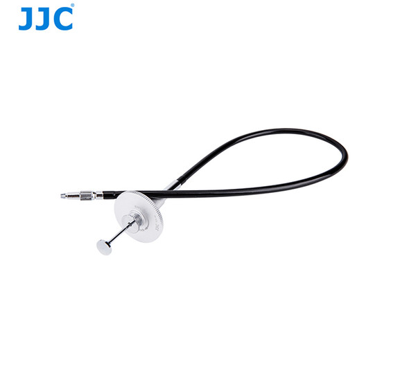 JJC TCR-40S Mechanical Spring / Threaded Cable Release 40cm (Silver)