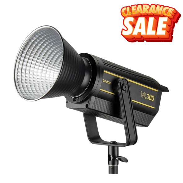 Godox VL300 300W Dual Power Pro COB LED Video Light Kit