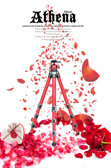 Leofoto LA-324C+LH-40 Athena Waterproof  Carbon Fiber Tripod Kit with Titanium Spikes