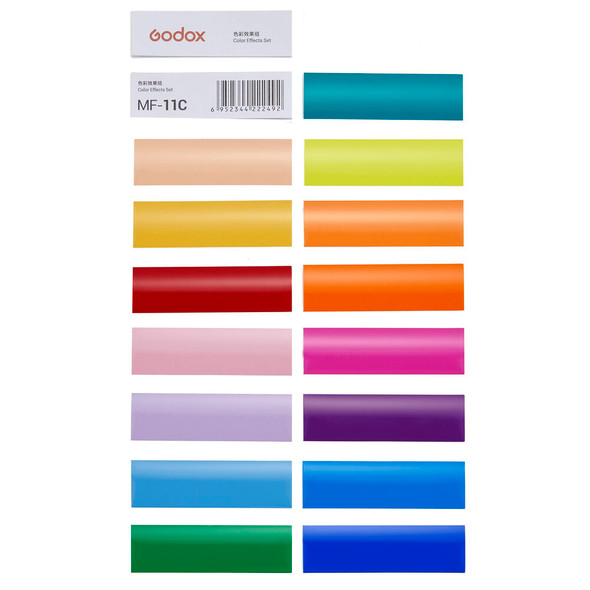 Godox MF-11C Colour Effects Gel Set for MF12 Macro Flash