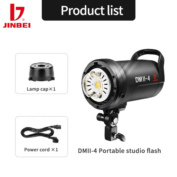 Jinbei DMII-4 400Ws Digital Studio Flash (5500K)
